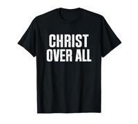 Christ Over All T-Shirt Graphique avec Valeur