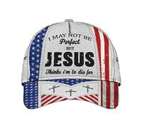 Christ Pense Mourir pour La Perfection Femme Homme Trucker Caps Confortable Casquette Trucker Stylée Casquette De Baseball pour Running Toutes Les Saisons Cyclisme