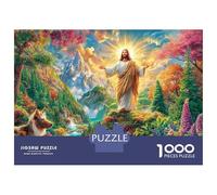 Christ Rédempteur (Brésil) Puzzle 1000 Pièces, Difficile Puzzles pour Adults EnfFourmi, Jeu De Défi Intellectuel 38x26cm/1000pcs
