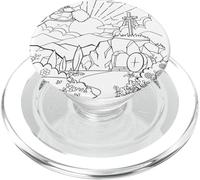 Christ Resurrection - Kids Faith Coloring Bible Story PopSockets PopGrip pour MagSafe