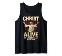 Christ Vivant ressuscité Sauveur chrétien Résurrection Foi Art Débardeur