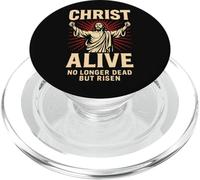 Christ Vivant ressuscité Sauveur chrétien Résurrection Foi Art PopSockets PopGrip pour MagSafe