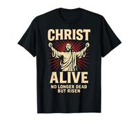 Christ Vivant ressuscité Sauveur chrétien Résurrection Foi Art T-Shirt