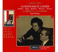 Christa Ludwig : Lieder de Mahler,Berg, Brahms,Pfitzner, Strauss
