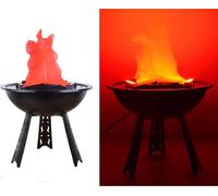 Christams Décoration Lumières, flamme électrique LED 3D fausse lampe à feu effet torche pour Halloween Xmas Party Décor Accessoires de Noël (lampe de table 30cm)
