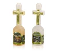 ChristentumWelt Eau bénite purifiante de Jordanie et huile d'onction authentique directement de Jérusalem 150 ml