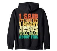 Christian a Dit Que c'était Bien Que Jésus entende cet Sweat à Capuche
