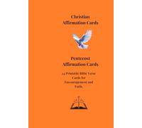 Christian Affirmation Cards: Pentecost Affirmations Cards:24 Printable Bible Verse Cards for Encouragement and Faith.