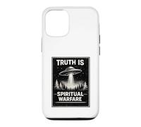 Christian Alien Meme Paranormal Prophétie Guerre spirituelle Coque pour iPhone 12/12 Pro