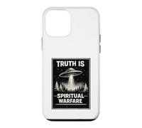 Christian Alien Meme Paranormal Prophétie Guerre spirituelle Coque pour iPhone 12 Mini