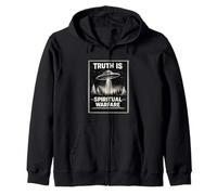 Christian Alien Meme Paranormal Prophétie Guerre spirituelle Sweat à Capuche