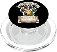 Christian Animal Rescue est Mon Officier de ministère, Dieu volontaire PopSockets PopGrip pour MagSafe