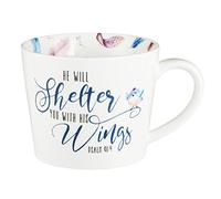 Christian Art Gifts Mug He Will Shelter You
