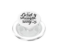 Christian Art Pop Socket - The Lord My Song, My Strength PopSockets PopGrip pour MagSafe