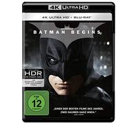 BATMAN BEGINS - CHRISTIAN BALE,MICHAEL CAINE,LIAM NEESON 3 ULTRA HD BLU-RAY NEUF