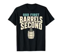 Christian Barrel Racing Jesus Take The Rênes Cadeau T-Shirt