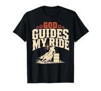 Christian Barrel Racing Jesus Take The Rênes Cadeau T-Shirt
