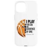 Christian Basketball Scripture 23 God Basketball Bible Verse Coque pour iPhone 15