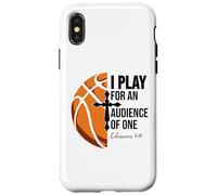 Christian Basketball Scripture 23 God Basketball Bible Verse Coque pour iPhone X/XS