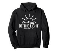 Christian Be The Light Women Bible Verse Jesus Faith Sweat à Capuche