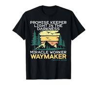 Christian Believer Religieux Pastor Bible T-Shirt Graphique avec Valeur, Homme, Noir, L