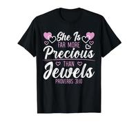 Christian Believer Religieux Pastor Bible T-Shirt Graphique avec Valeur, Homme, Noir, S