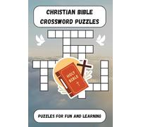 Christian Bible Crossword Puzzles: Crossword Puzzles with Easy to Read Print about the Bible, Christianity, Jesus and more! | 6x9 inches, 120 pages | ... Stimulate Your Mind, or Give as a Gift