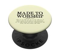 Christian Bible Verse Collection, Made for Worship PopSockets PopGrip Adhésif
