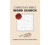 Christian Bible Word Search Puzzle Book: Word Searches with Easy to Read Print About the Christian Bible, Christianity, God, Jesus and More | 6x9 ... Believers, Holidays and Free Time