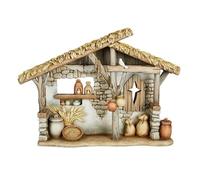 Christian Brands Avalon Gallery Crèche de Noël pour Noël - Crèche de Noël intérieure de Bethléem, 31 x 22 cm, Stable/crèche