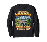 Christian Camp VBS 2025 Wonder His Glory Junction Train Manche Longue