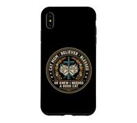 Christian Cat Faith savait Que J'avais Besoin d'un Bon Chat Coque pour iPhone XS Max