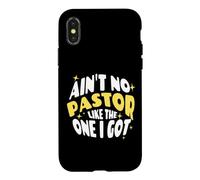 Christian Catholic Love Ain't No Pastor Like The One I Got Coque pour iPhone X/XS