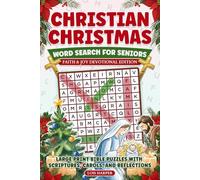 Christian Christmas Word Search for Seniors: Faith & Joy Devotional Edition Large Print Bible Puzzles with Scriptures, Carols, and Reflections