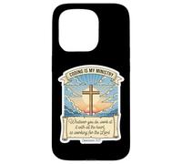 Christian Coder Coding is My Ministry Programmer Programmation Coque pour iPhone 15 Pro