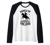 Christian Cowboy Romains 6:4 Western Riding Lord Faith Manche Raglan