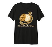 Christian Cross Faith a transmis du Temps Bien dépensé T-Shirt Haut de Gamme