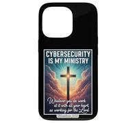 Christian Cybersecurity is My Ministtry Specialist Analyst Coque pour iPhone 13 Pro