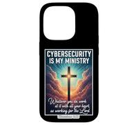 Christian Cybersecurity is My Ministtry Specialist Analyst Coque pour iPhone 14 Pro