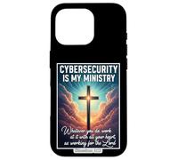 Christian Cybersecurity is My Ministtry Specialist Analyst Coque pour iPhone 16 Pro
