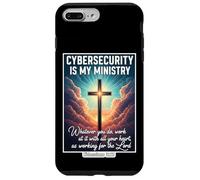 Christian Cybersecurity is My Ministtry Specialist Analyst Coque pour iPhone 7 Plus/8 Plus