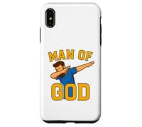 Christian Dad Dab Man of God Father’s Day Funny Men Coque pour iPhone XS Max