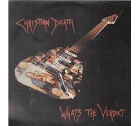 CHRISTIAN DEATH - WHAT'S THE VERDICT 12" SINGLE GERMAN NORMAL 1988