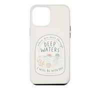 Christian Deep Waters Isaïe 43:2 Beach Faith Coque pour iPhone 12 Pro Max
