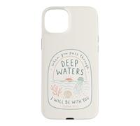 Christian Deep Waters Isaïe 43:2 Beach Faith Coque pour iPhone 15 Plus