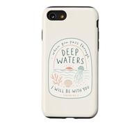 Christian Deep Waters Isaïe 43:2 Beach Faith Coque pour iPhone SE (2020) / 7/8