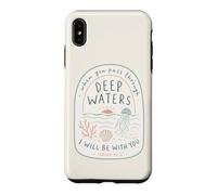 Christian Deep Waters Isaïe 43:2 Beach Faith Coque pour iPhone XS Max