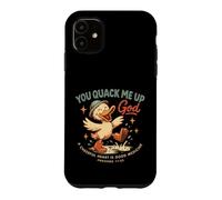 Christian Duck, tu me charlatans, Dieu, Proverbes 17:22 Coque pour iPhone 11