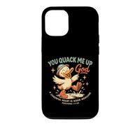Christian Duck, tu me charlatans, Dieu, Proverbes 17:22 Coque pour iPhone 12/12 Pro
