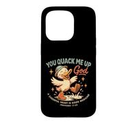 Christian Duck, tu me charlatans, Dieu, Proverbes 17:22 Coque pour iPhone 15 Pro